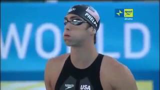 Rome 2009 World Championship - 100 Butterfly - Phelps Vs Cavic