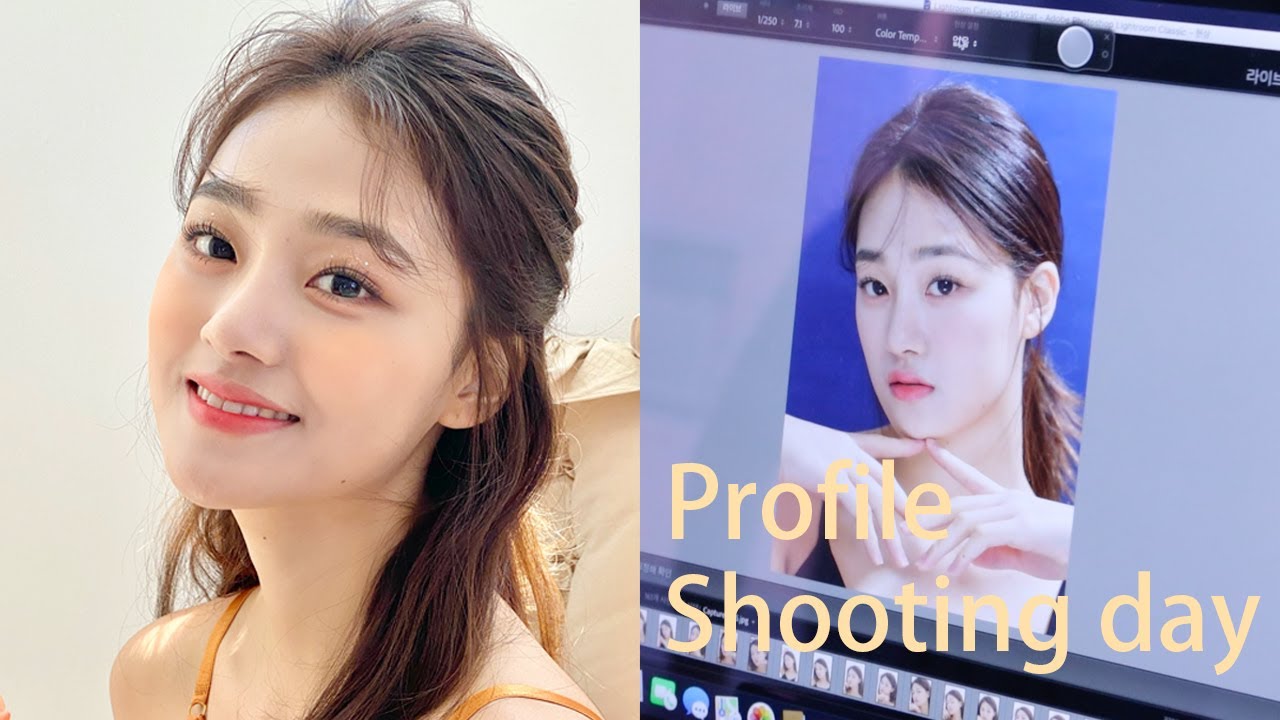 프로필 촬영 출장 메이크업/ 웜톤이라면 봐야할 영상 🧡 /투명메이크업/오렌지메이크업