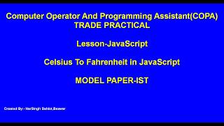 ITI COPA CELSIUS TO FAHRENHEIT IN JAVA SCRIPT Net Worth