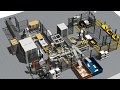 Plasma tv assembly line simulation   robotstudio