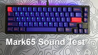 Mark65 Sound Test | Tangerine Switches
