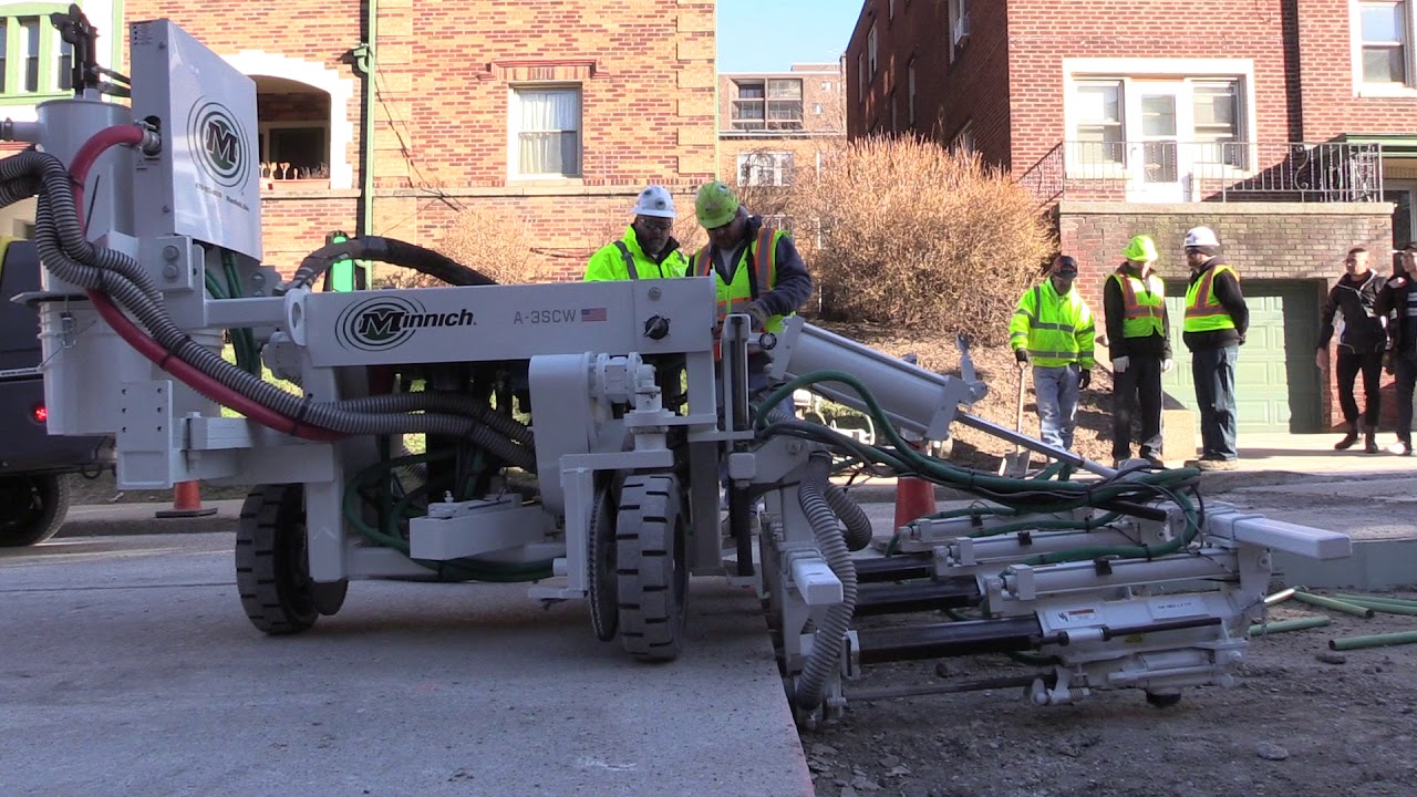 Minnich A-3SCW self-propelled wireless dowel pin drill