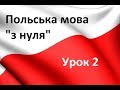 Польська мова &quot;з нуля&quot; - Урок 2