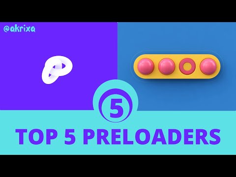 Top 5 Best Animated Preloaders You Must Watch!!!