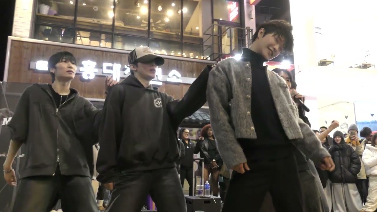 251210 Korea Kpop Dance Team mocean (모션) - Gentleman (PSY) Hongdae busking