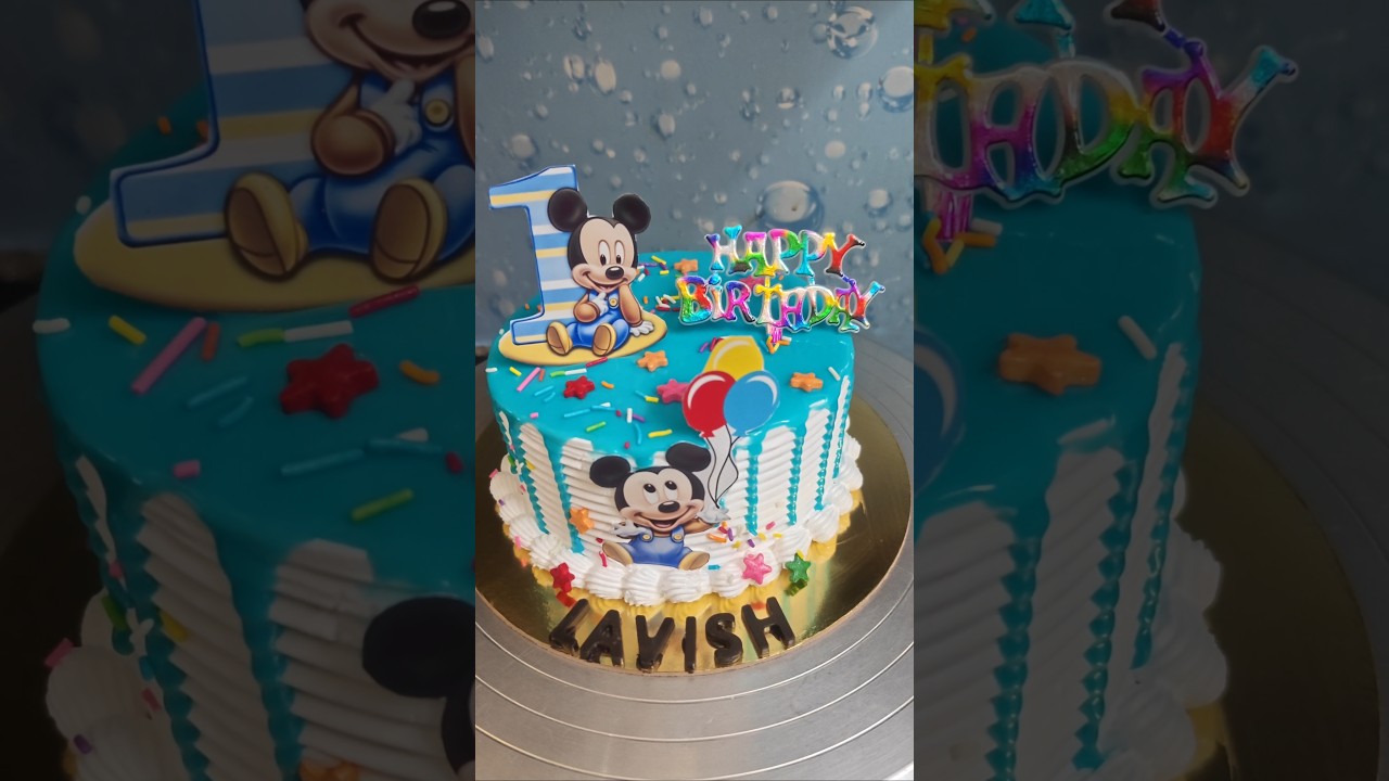 First birthday cake design for boy 
