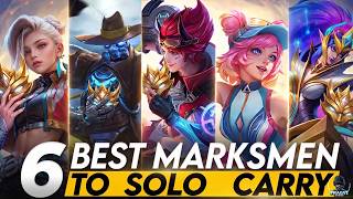 STOP PICKING BAD MM! 🚫 Top 6 Marksmen to Carry Solo Q in Season 40 #mlbb #mobilelegends