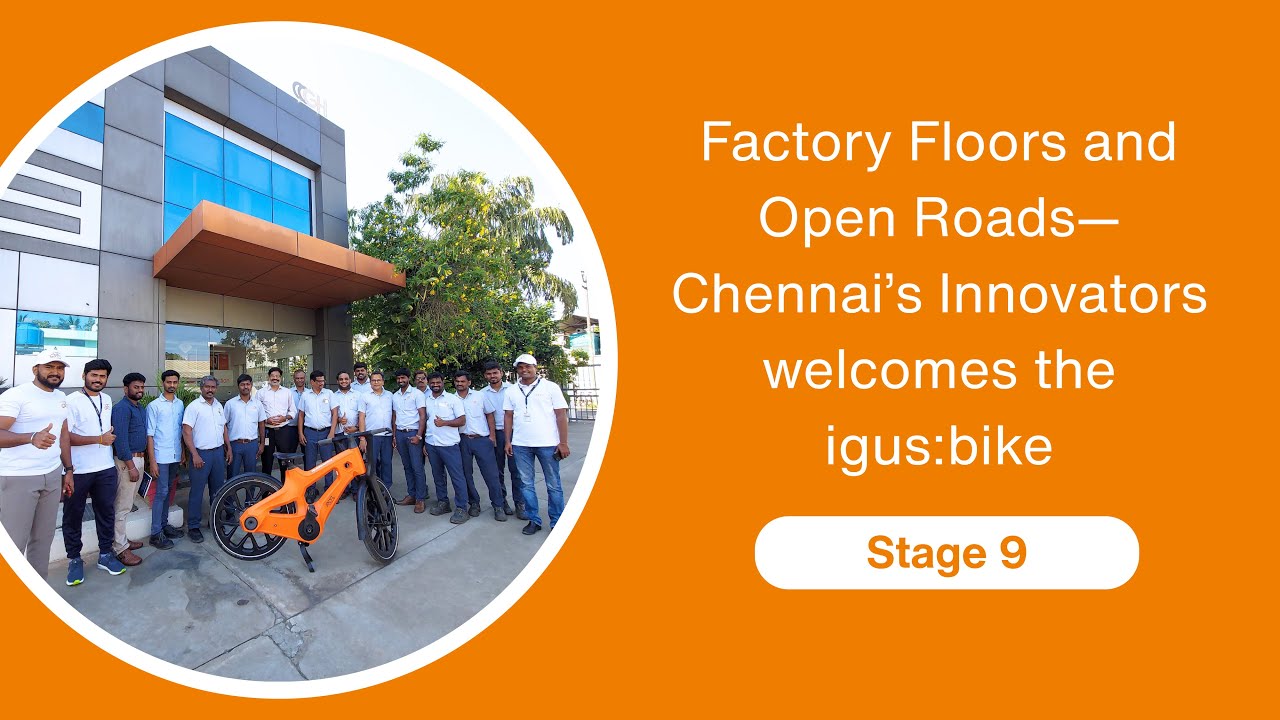 igus:bike Rolls Through Chennai's Innovation Hubs