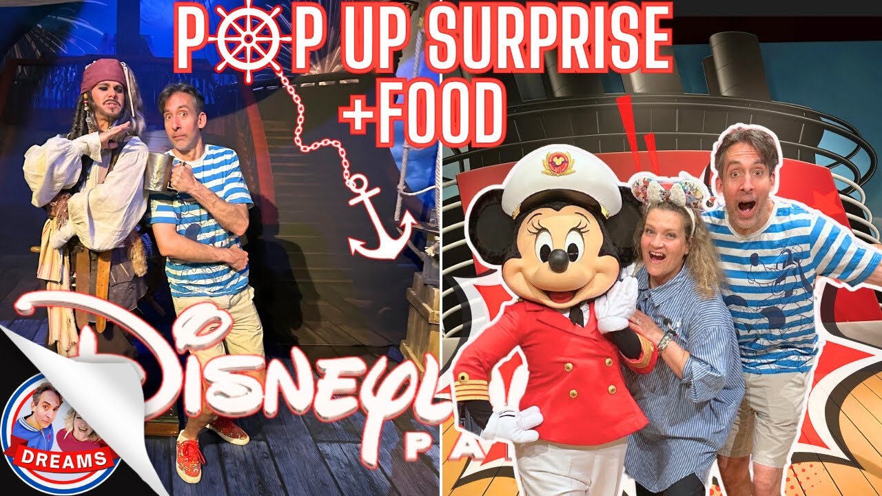 POP UP SURPRISES : CAPITAINE MINNIE et L’INCROYABLE JACK SPARROW à Disneyland Paris