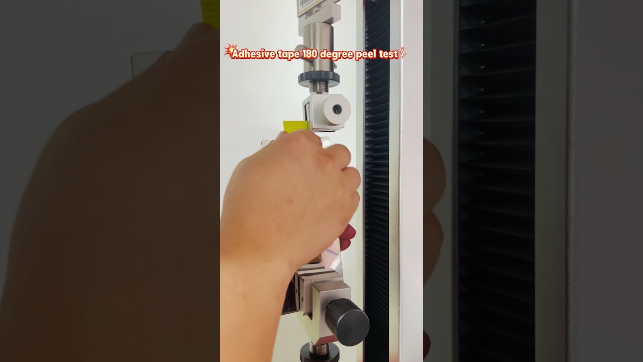Adhesive tape 180 degree peel test