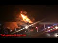 Fully Engulfed Structure Fore Delta Gas Station Route 9