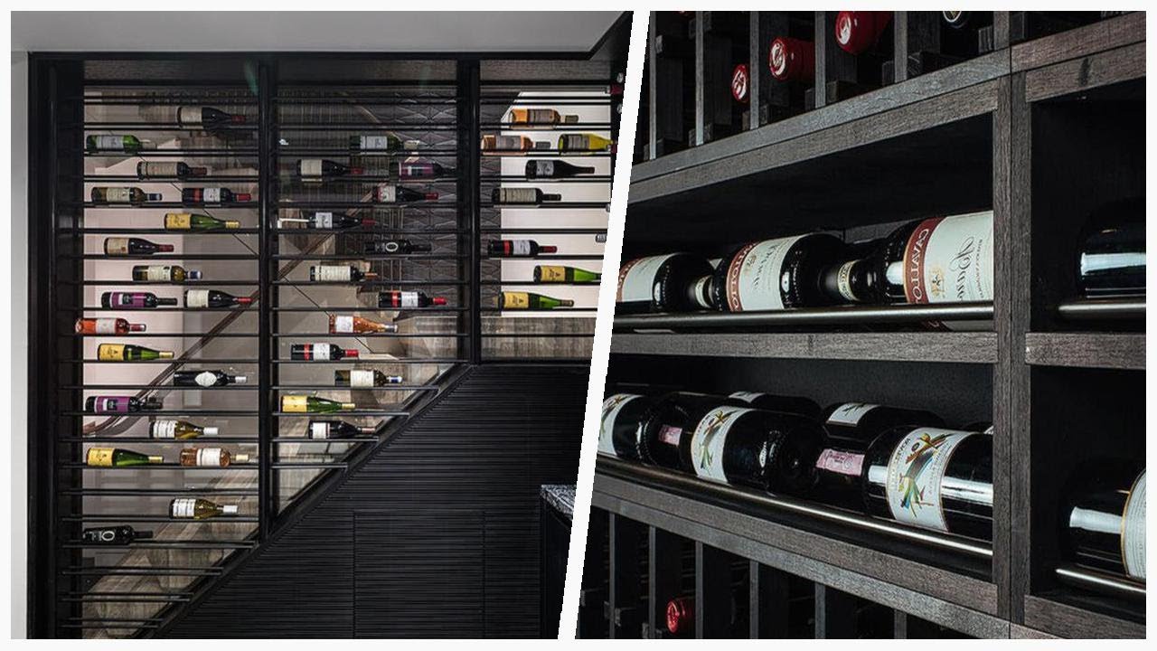 Maximize Your Space with Elegant Black Wine Cellar Ideas | Designer ...