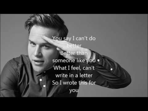 Olly Murs You Don't Know Love (lyrics video )