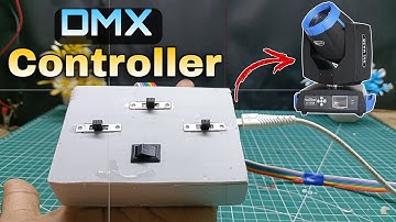 How to make sharpy light DMX controller | DMX controller kaise banaye | DIY DMX controller