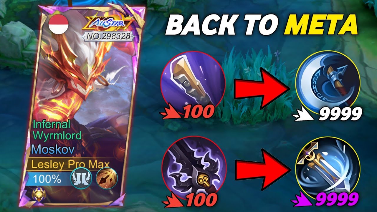 GOODBYE OLD BUILD‼️ THIS NEW BUILD AND EMBLEM WILL MAKE MOSKOV META AGAIN🔥 | MOSKOV BEST BUILD 2025!