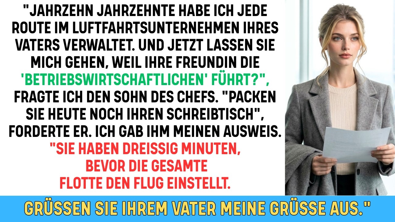 Ich habe zehn Jahre lang das Luftfahrtimperium seiner Familie am Leben gehalten – und als der Gründer im Krankenhaus lag, übergab sein Sohn die Kontrolle seiner Instagram-Freundin. „Du bist nur...