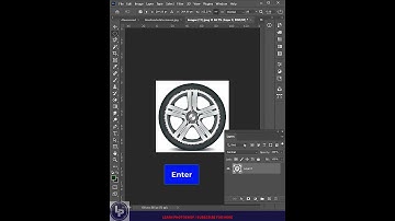 Spin car tyre trick #photoshop #shorts