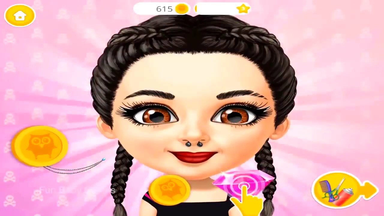 Best Games for Kids   Fun Girl Care   Prom Queen Makeup games Hair Salon Care Game