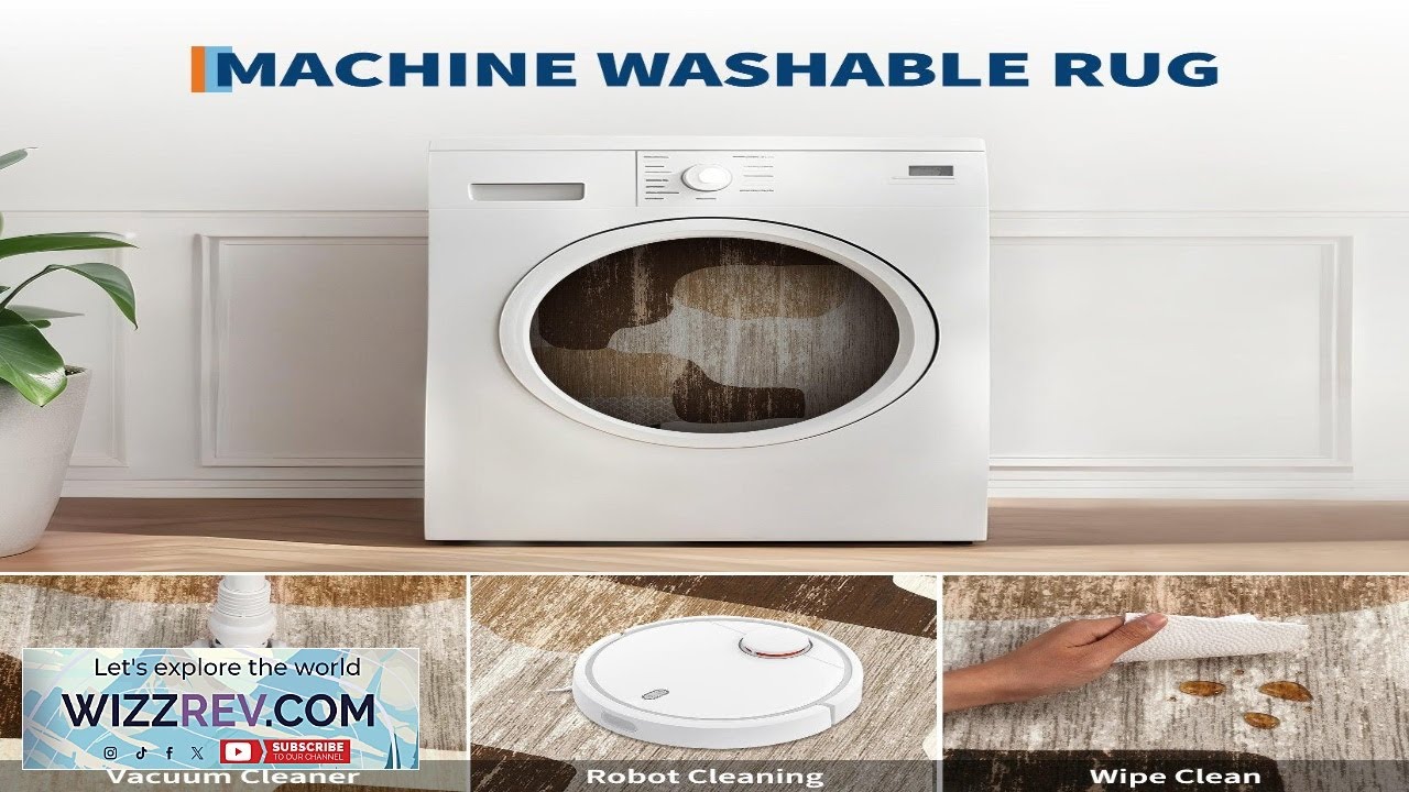 Современный коричневый ковёр Garvee 2x6 с абстрактным рисунком для кухни, мягкий, с низким ворсом