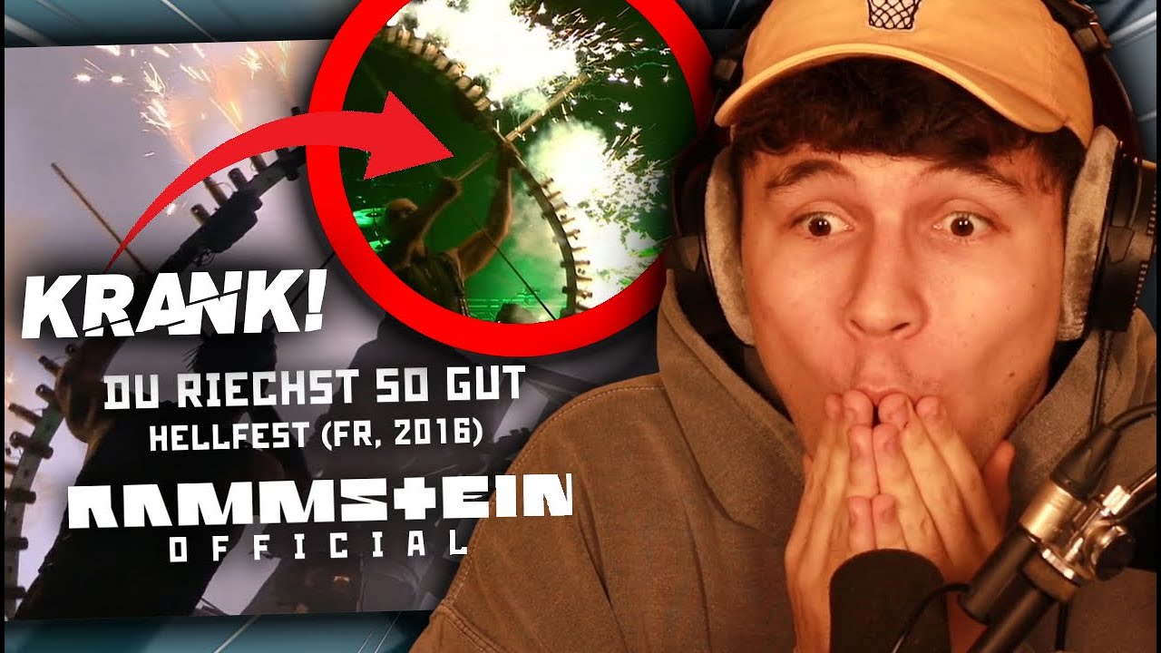 WAS geht denn DA AB😱🔥?!?...Reaktion : Rammstein - Du Riechst So Gut (Live at Hellfest 2016)