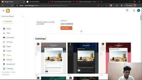 How To Remove Blogger Footer Credits 2022 By Tech Point Official