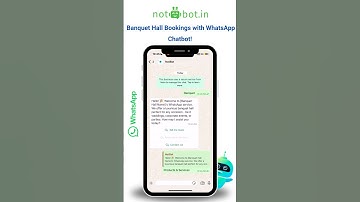 How to Automate Banquet Hall Bookings with WhatsApp Chatbot | WhatsApp Automation | API