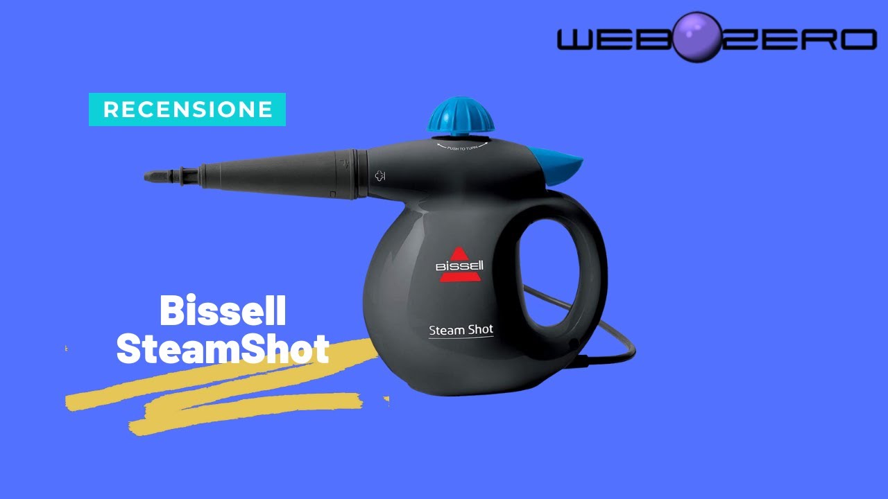 Recensione: Pulitore a vapore Bissell SteamShot - YouTube