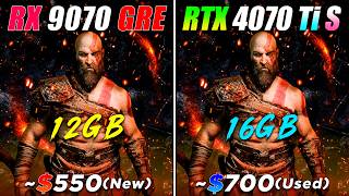 RX 9070 GRE 12GB vs. RTX 4070 Ti SUPER 16GB | PC Gameplay Tested