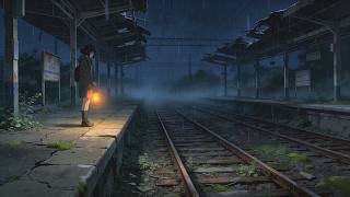 Abandoned Train Station Lofi 🚉 Forgotten Tracks — 2 Hour Anime Chill Mix to Relax & Unwind