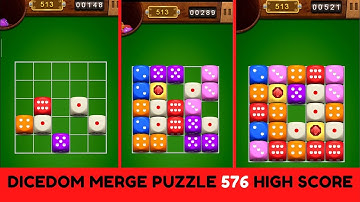 Dicedom - Merge Puzzle 576 High Score | TiTo Games #viral #Dicedom