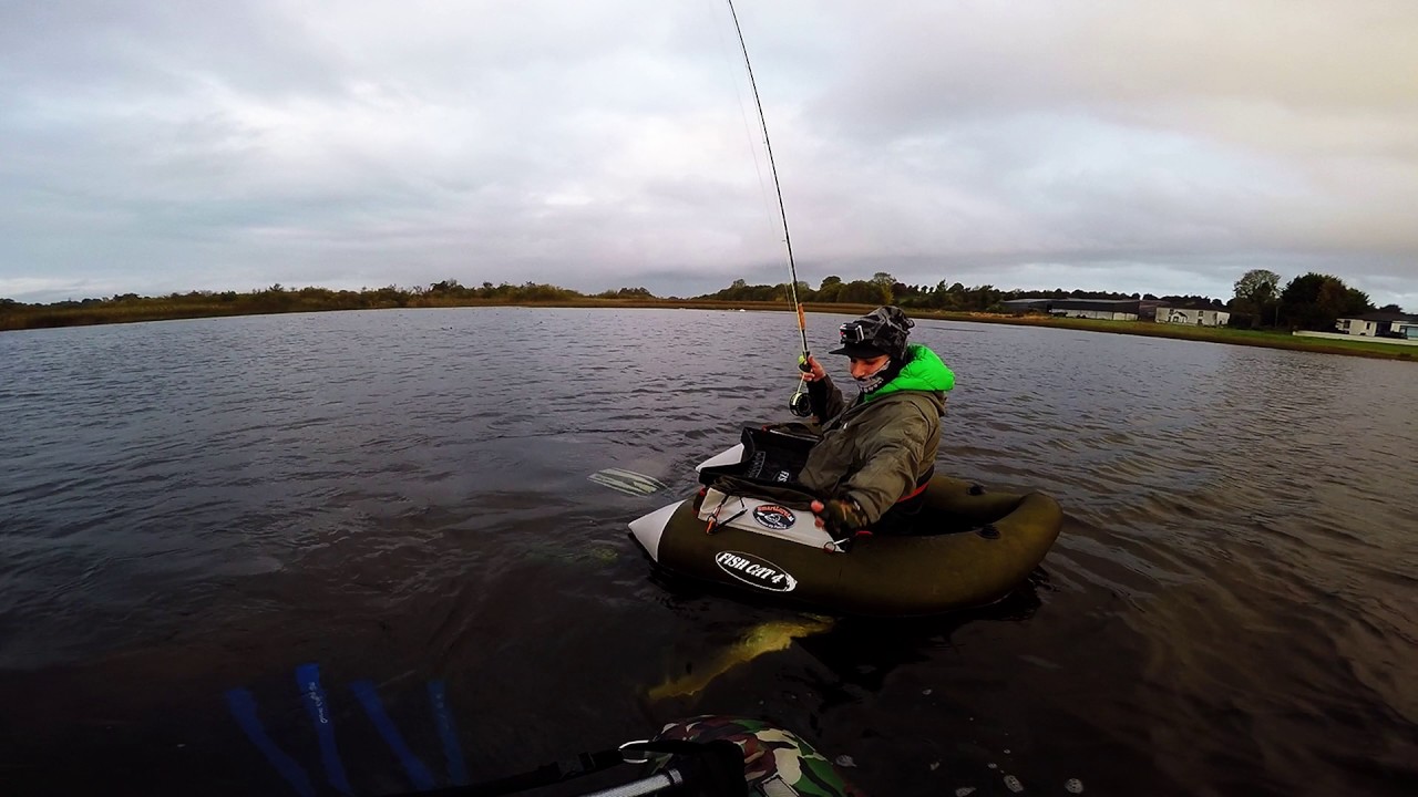 Fly Fishing Pike 95cm. Belly boat YouTube