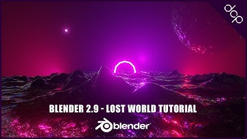 Lost World - Blender 2.9 Animation Tutorial - Scifi Landscape