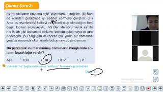 11 Sınıf Anlatım Bozuklukları