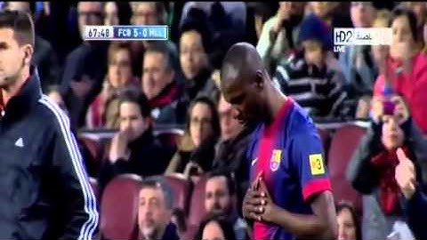 ابيدال يقرأ سورة الفاتحة قبل دخوله للملعب 2013-4-6.mp4