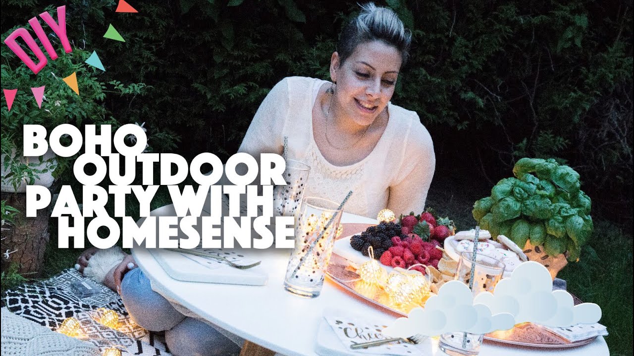 Design & Decor - Boho Outdoor Party With HomeSense - DIY