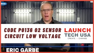 LAUNCH Tech USA-Code P0136 O2 Sensor Circuit Low Voltage