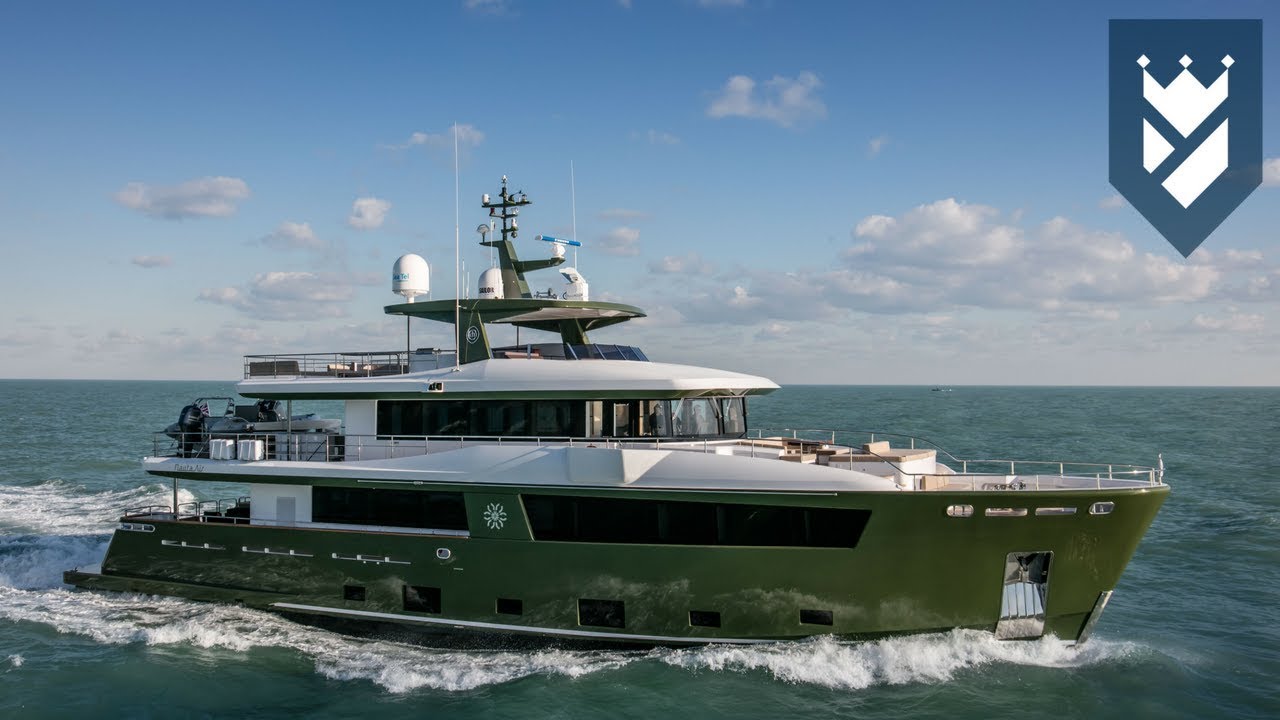 CANTIERE DELLE MARCHE Acala 43 m Yacht Review Exteriors and Interiors #theluxuryyachtlady