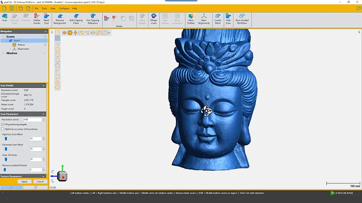 peel 3d™ Training Video | Scan Parameters