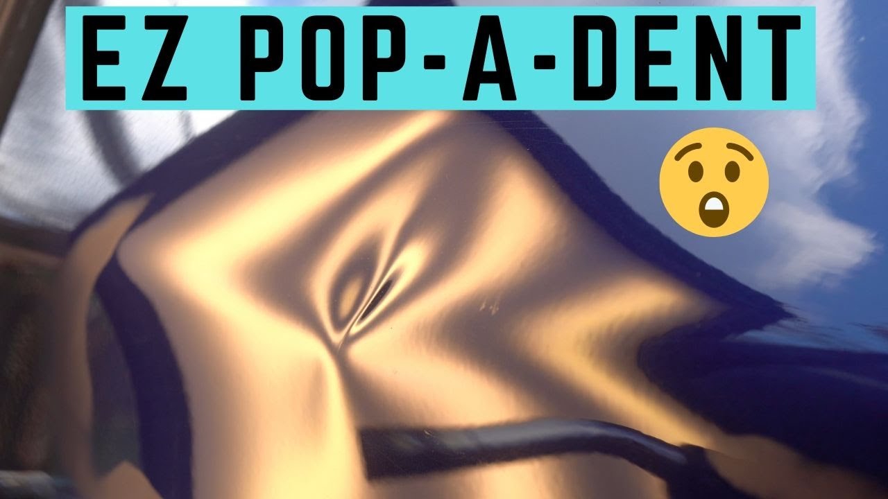 EZ Pop a Dent On Subaru Outback. Paintless Dent Repair On BodyLine. (4K)