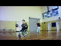 SCORING BUCKETS + FALCON YOU GOT TO SEE. #peopleareawesome @youtube #wheelchairbasketball #amputee