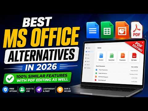 Best MS Office Alternatives in 2026 | 100% Similar Features with PDF Editing as Well