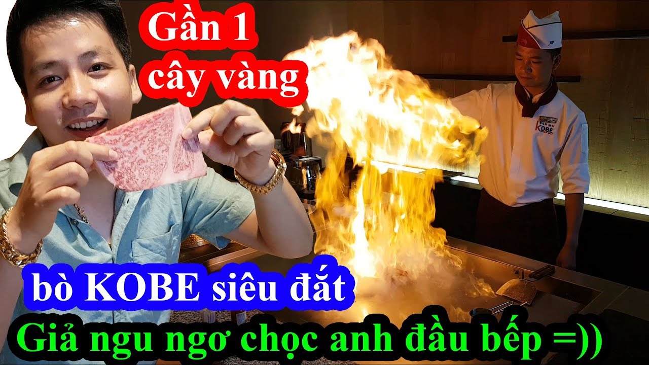 Hai lúa giả ngu ăn bò Kobe siêu đắt có giá gần 1 cây vàng chọc anh đầu bếp và cái kết cười ngất