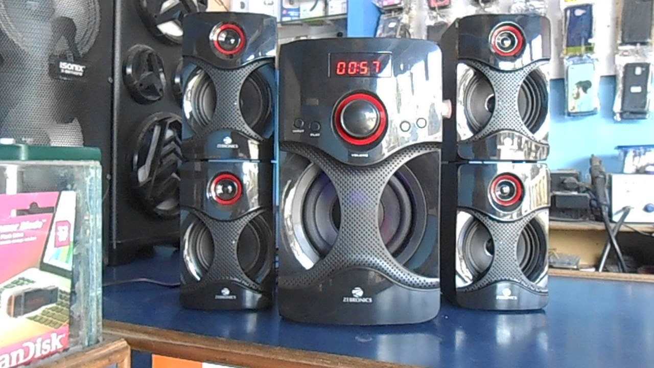 ZEBRONICS -ZEB BT 4440RUCF 4.1 multimedila speakeer