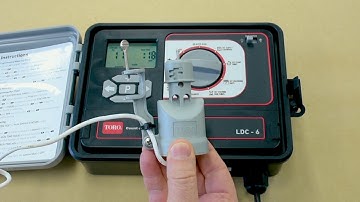 Toro Lawn Dial Controller - Installing and using the Rain Sensor