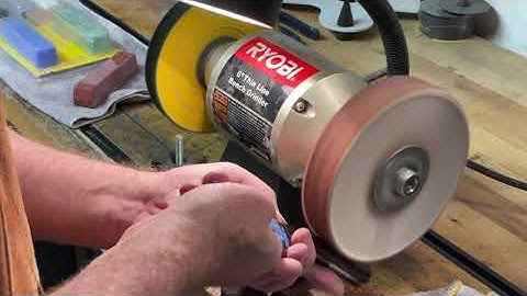 How to shape and polish an epoxy resin knife handle