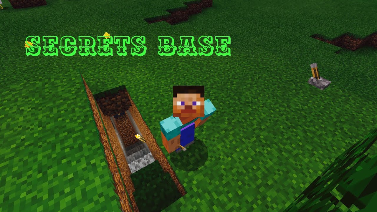 How to build a modern secret base tutorial - YouTube