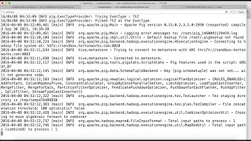 Apache Pig - Run a Pig job using Tez