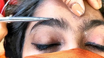 eyebrow threading for thick hair.@bhatiabijal #eyebrow