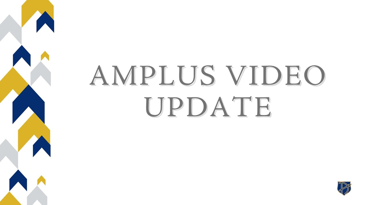 Amplus Video Update 8:6:21 - YouTube
