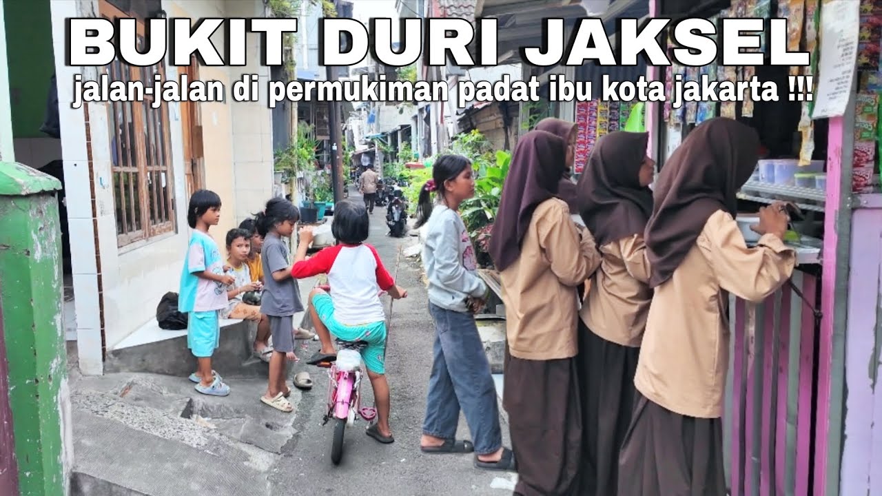 EXPLORE PERMUKIMAN PADAT BUKIT DURI JAKARTA SELATAN !! | real life in jakarta